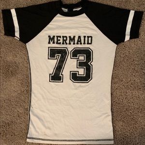 BILLABONG mermaid rashguard/swim shirt